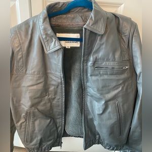 Vintage 60’s Gray Leather Jacket